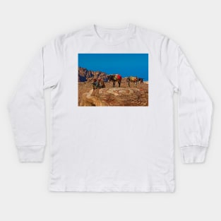 Let's take a break Kids Long Sleeve T-Shirt